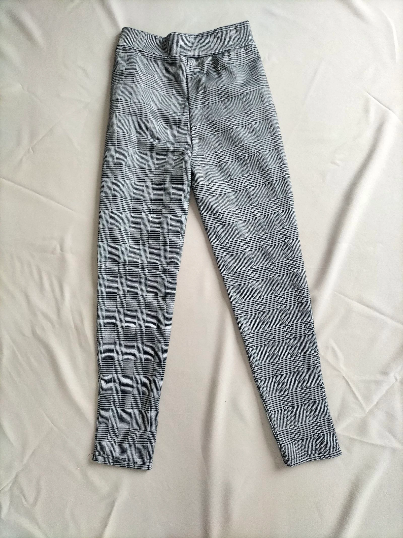 Calça Cigarette Pied-de-Poule P/M | Boutique Independente | Nova | Preto & Branco – photo 3